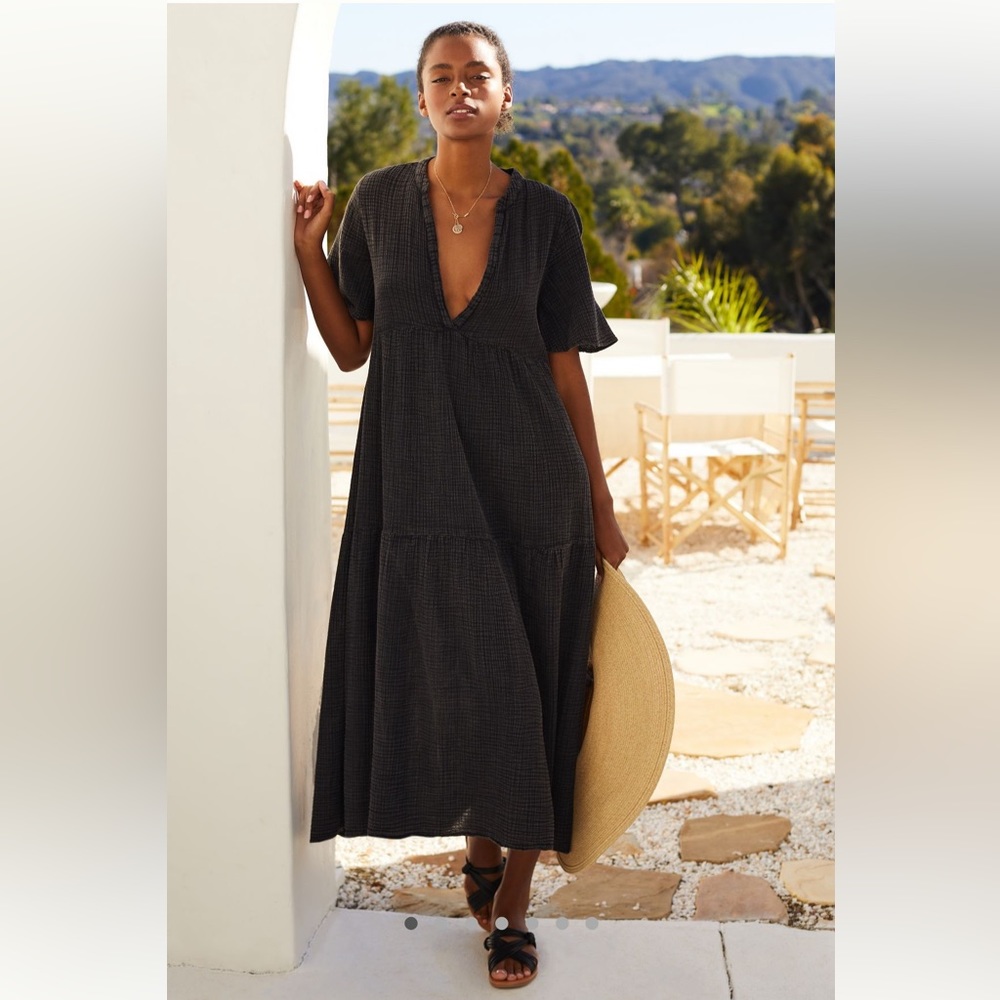 Anthropology- The Kallie Flowy Maxi Dress